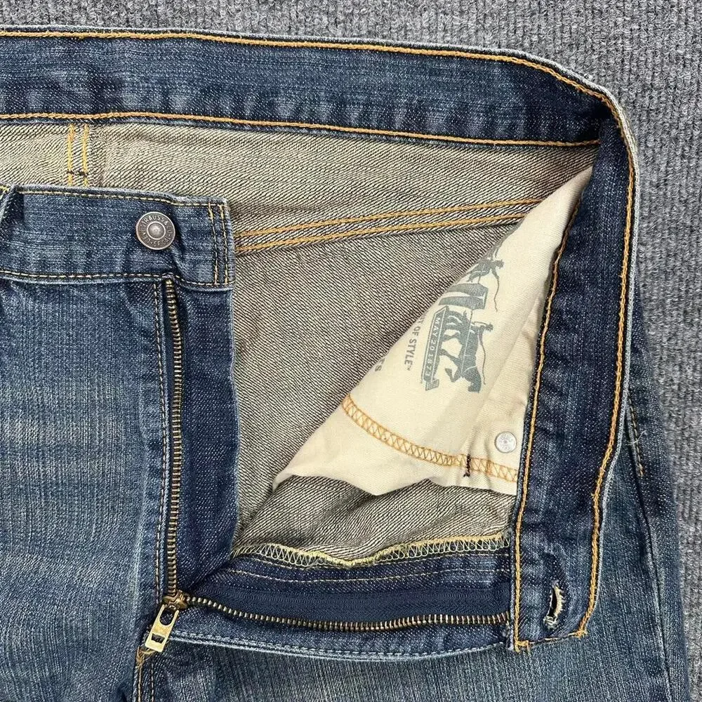 Levi’s Men’s 559 Relaxed Straight Jeans Loose Fit 100% Cotton Rigid Denim 36x34